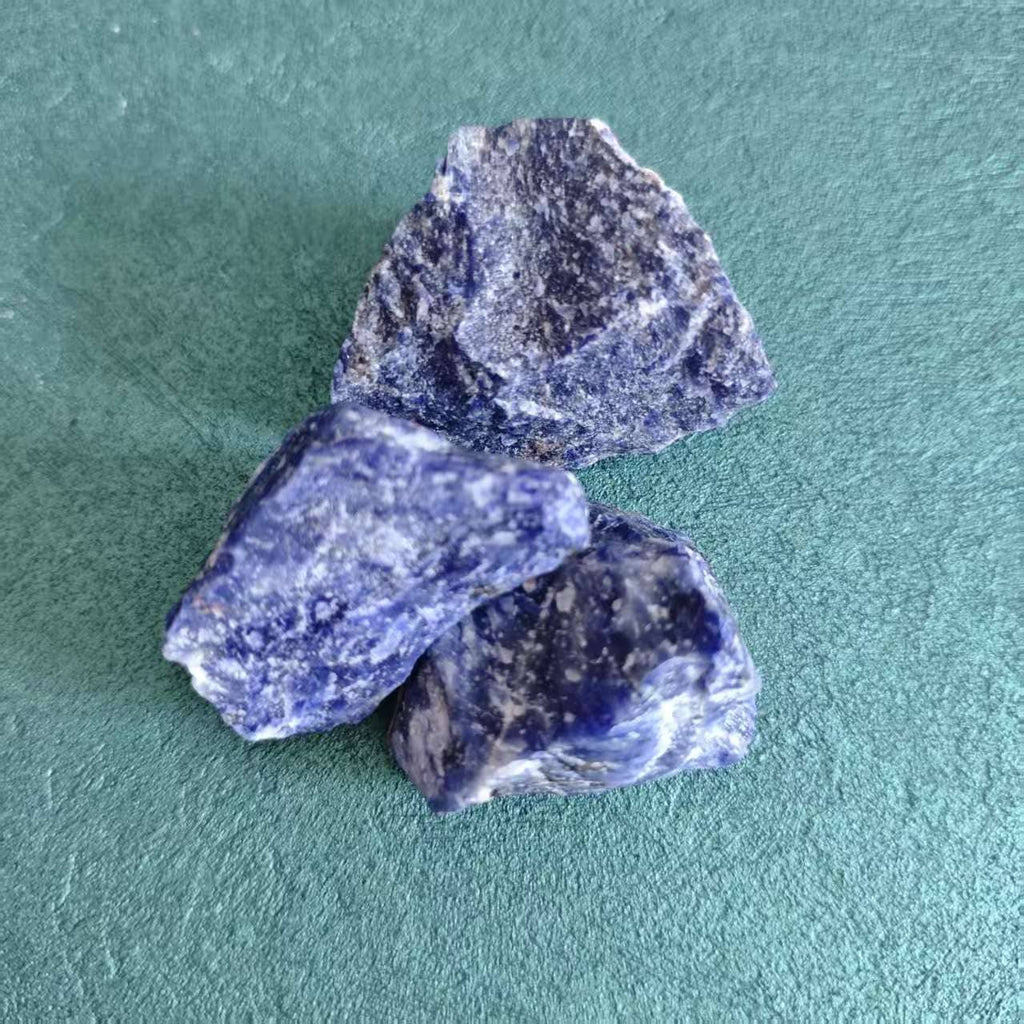 Natural Blue Veined Sodalite Rough Crystal