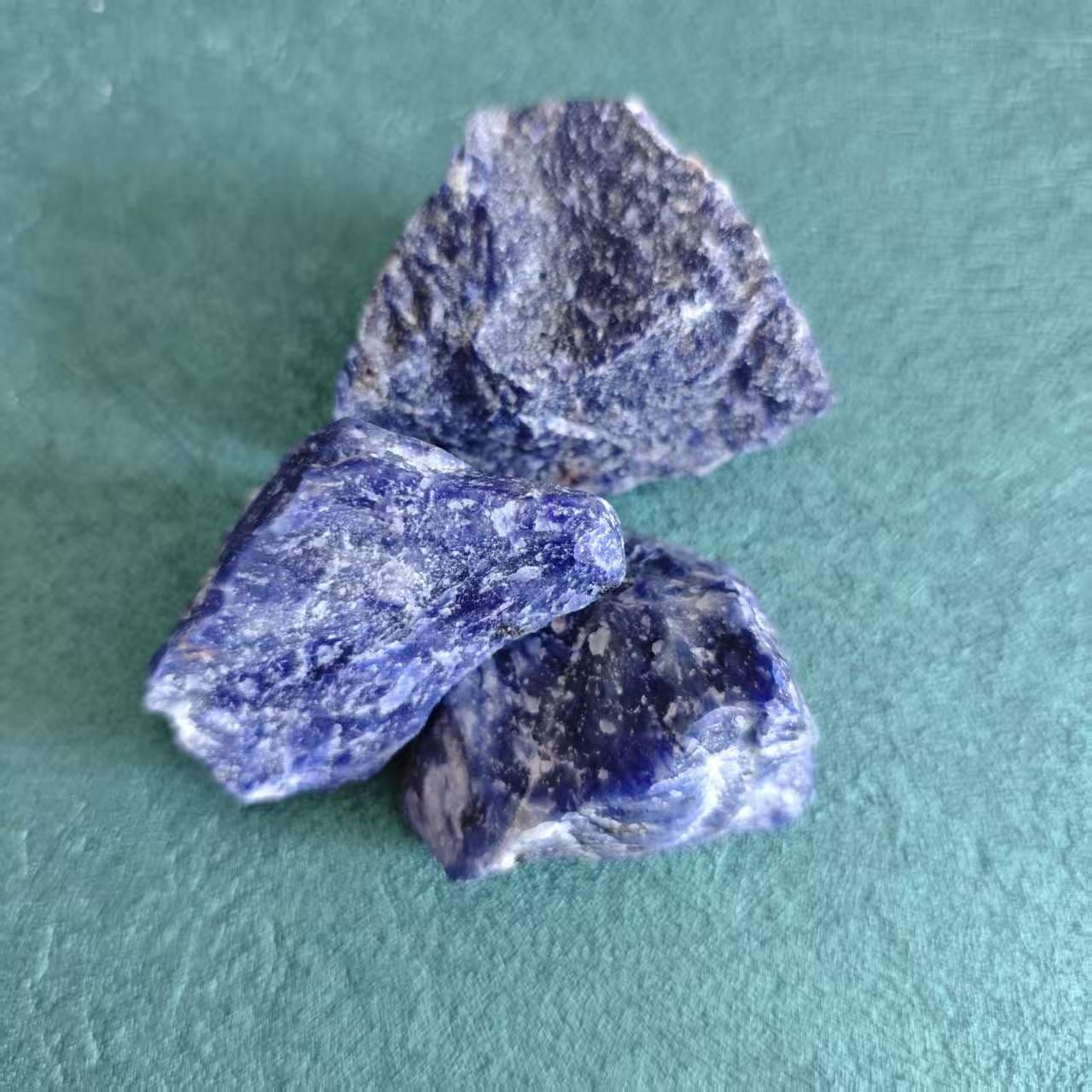 Natural Blue Veined Sodalite Rough Crystal